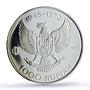 Indonesia 1000 rupiah General Sudirman Independence PR67 PCGS silver coin 1970