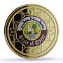 Qatar 200 riyal Oil Shipment Tanker Ship History Gilt PR68 PCGS silver coin 2009