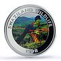 Swaziland 250 emalangeni Ligwalagwala Bird Fauna PR69 PCGS 5 oz coin 1998