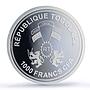 Togo 1000 francs Pluto Solar System Planets Space PR69 PCGS silver coin 2019