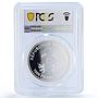 Togo 1000 francs Saturn Solar System Planets Space PR69 PCGS silver coin 2019