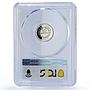 Costa Rica 10 centimos Republic Coinage BCCR Small Ships PR70 PCGS coin 1976
