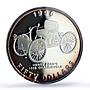 Marshall Islands 50 dollar Ford Quadricycle 1896 Cars PR68 PCGS silver coin 1996