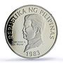 Philippines 50 sentimos Republic Coinage Marcelo Pilar PR69 PCGS CuNi coin 1983