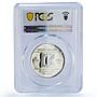 Belgium Knokke Casino Fantasy Token 1750 Francs PR70 PCGS silver 1986 - 1988 FM