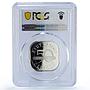 Netherlands Curacao Hart Casino Fantasy Token PR70 PCGS silver 1986 - 1988 FM