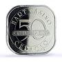 Netherlands Curacao Hart Casino Fantasy Token PR70 PCGS silver 1986 - 1988 FM