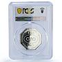 Belgium Oostende Kursaal Casino Fantasy Token PR69 PCGS silver 1986 - 1988 FM