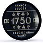 Belgium Knokke Casino Fantasy Token 1750 Francs PR69 PCGS silver 1986 - 1988 FM