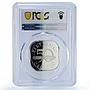 Netherlands Curacao Hart Casino Fantasy Token PR69 PCGS silver 1986 - 1988 FM