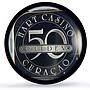 Netherlands Curacao Hart Casino Fantasy Token PR69 PCGS silver 1986 - 1988 FM