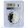 Portugal Estoril Casino Fantasy Token 3500 Esc. PR70 PCGS silver 1986 - 1988 FM