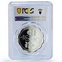 Spain La Toja Casino Fantasy Token 4000 Pesetas PR69 PCGS silver 1986 - 1988 FM
