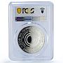 Chile Vina del Mar Casino Fantasy Token 2500 P. PR68 PCGS silver 1986 - 1988 FM