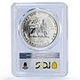 Ethiopia 5 dollars Zewditu Emperors Kings History MS66 PCGS silver coin 1972
