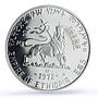 Ethiopia 5 dollars Theodros II Emperors Kings History MS67 PCGS silver coin 1972