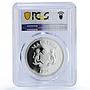 Malaysia 15 ringgit Gaur Bull Conservation Fauna PR68 PCGS silver coin 1976