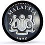 Malaysia 15 ringgit Gaur Bull Conservation Fauna PR68 PCGS silver coin 1976