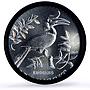 Malaysia 25 ringgit Hornbill Bird Conservation Fauna MS68 PCGS silver coin 1976
