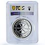 Oman 1 rial Sultan Qaboos University Jubilee Science PR68 PCGS silver coin 2011