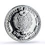 Peru 1 sol Geological Society 75 Anniversary Science PR68 PCGS silver coin 1999
