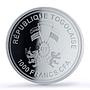 Togo 1000 francs Neptune Solar System Planets Space PR69 PCGS silver coin 2019
