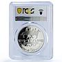 France Deauville Casino Fantasy Token 250 Francs SP69 PCGS silver 1986 - 1988 FM