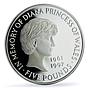 Great Britain 5 pounds Princess Diana History Politics proof silver coin 1999