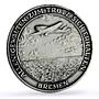 Germany Weimar Hunefeld Kohl Bremen Plane Flight Aviation silver medal 1928