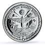 Marshall Islands 50 dollars Louganis Jackknife Perfect 10 proof silver coin 1988
