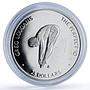 Marshall Islands 50 dollars Louganis Jackknife Perfect 10 proof silver coin 1988