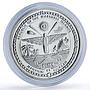 Marshall Islands 50 dollars Louganis Jackknife Perfect 10 proof silver coin 1988