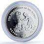 Nepal 500 rupees UNICEF Save the Children Child Year proof silver coin 1997