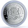 Somalia 250 shillings Mao Tse Tung Millennium Icons Politics silver coin 2000