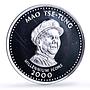 Somalia 250 shillings Mao Tse Tung Millennium Icons Politics silver coin 2000