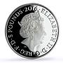 Great Britain 5 pounds Snowdonia Nature Landscapes Color proof silver coin 2016