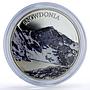 Great Britain 5 pounds Snowdonia Nature Landscapes Color proof silver coin 2016