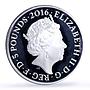 Great Britain 5 pounds White Cliffs Nature Landscapes proof silver coin 2016