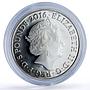 Great Britain 5 pounds Giants Causeway Nature Landscapes proof silver coin 2016