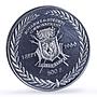 Burundi 500 francs King Ntare V Coronation History proof-like billon coin 1966