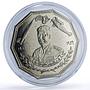 Iraq 1 dinar Iraqi Air Forces Hussein Planes Aviation History nickel coin 1981