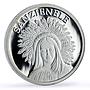 Moldova 50 lei Sanzienele Midsummer Day Folk Festival Culture silver coin 2012