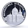 Moldova 50 lei Hirjauca Monastery Religion Architecture silver coin 2000