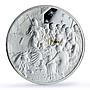 Mexico Cathedral Christmas Jesus Religion Architecture 5 oz silver medal 1986