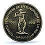 Argentina La Rioja Token 400 Pesos Diaguita KM-Tn2 MS68 PCGS gold coin 1991