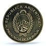 Argentina La Rioja Token 400 Pesos Diaguita KM-Tn2 MS68 PCGS gold coin 1991