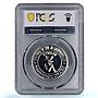 Ras al-Khaimah 7 1/2 riyals Football World Cup Rimet PR65 PCGS silver coin 1970