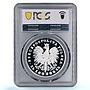 Poland 100 000 zlotych Josef Pilsudski History PR68 PCGS silver coin 1990