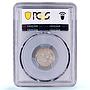 China Fukien 7,2 candareens 10 cents Guangxu Dragon XF 40 PCGS silver coin 1894