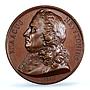 France Isaac Newton Science History SP 64 BN PCGS bronze medal 1819